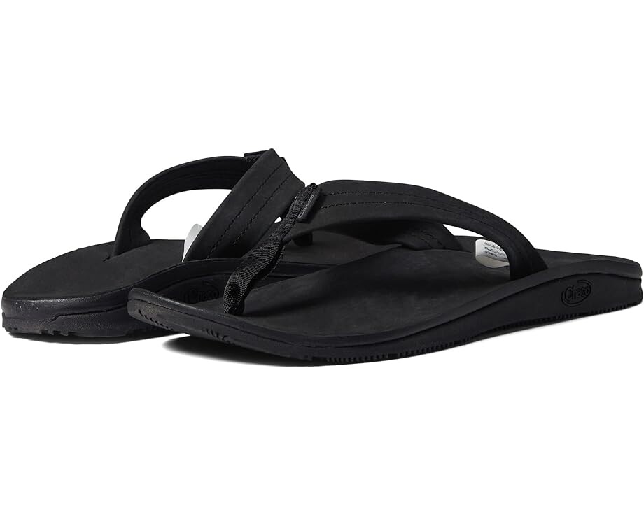 

Сандалии Chaco Classic Leather Flip, черный
