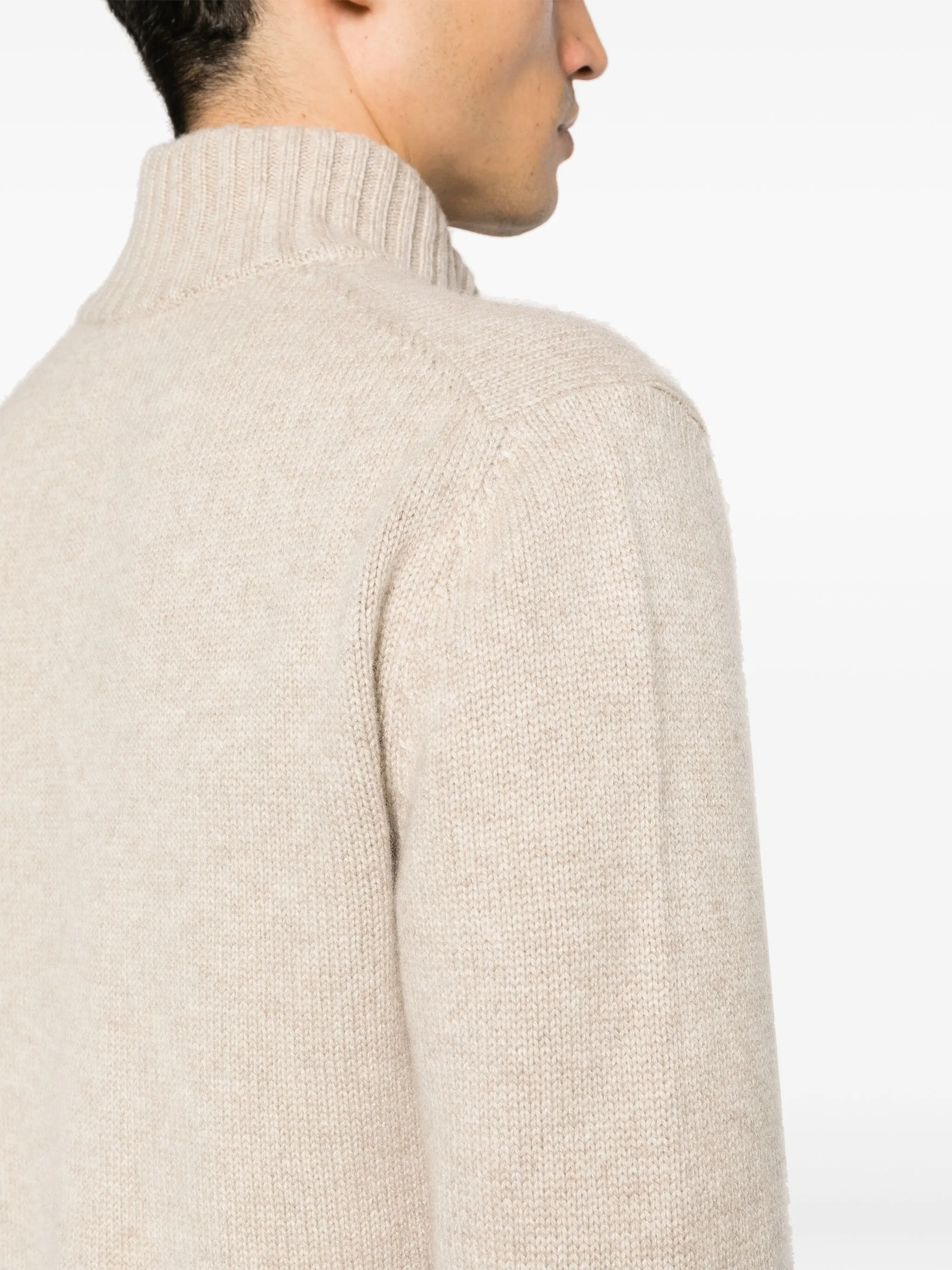 

Кашемировый кардиган на пуговицах Boggi Milano, бежевый