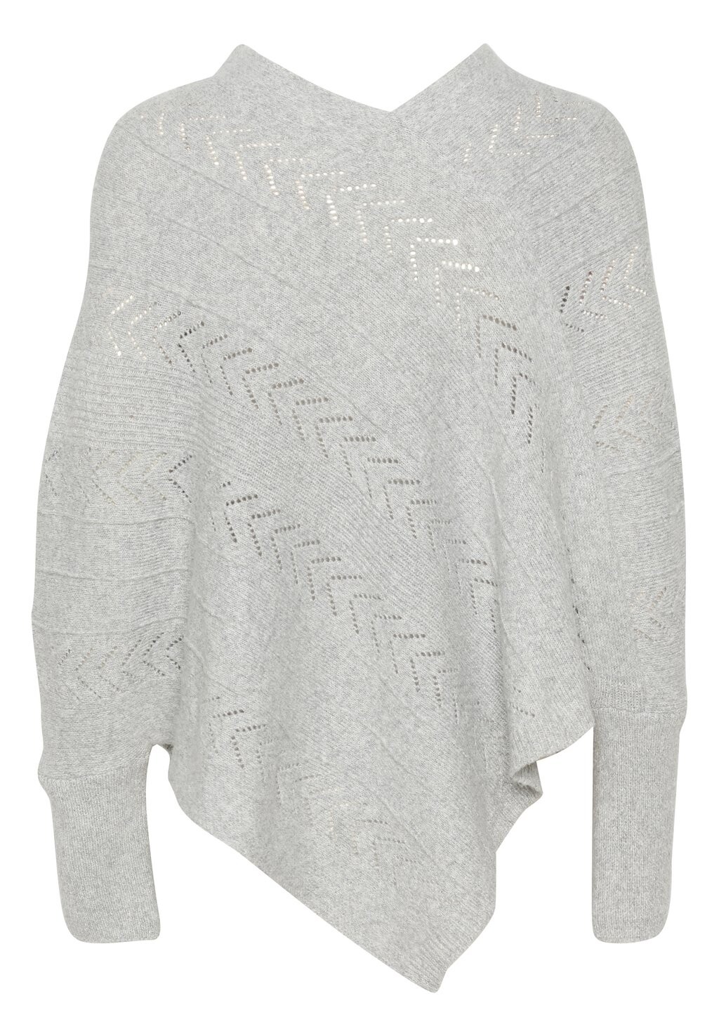

Джемпер HOLIDAY PONCHO Cream, светло-серый