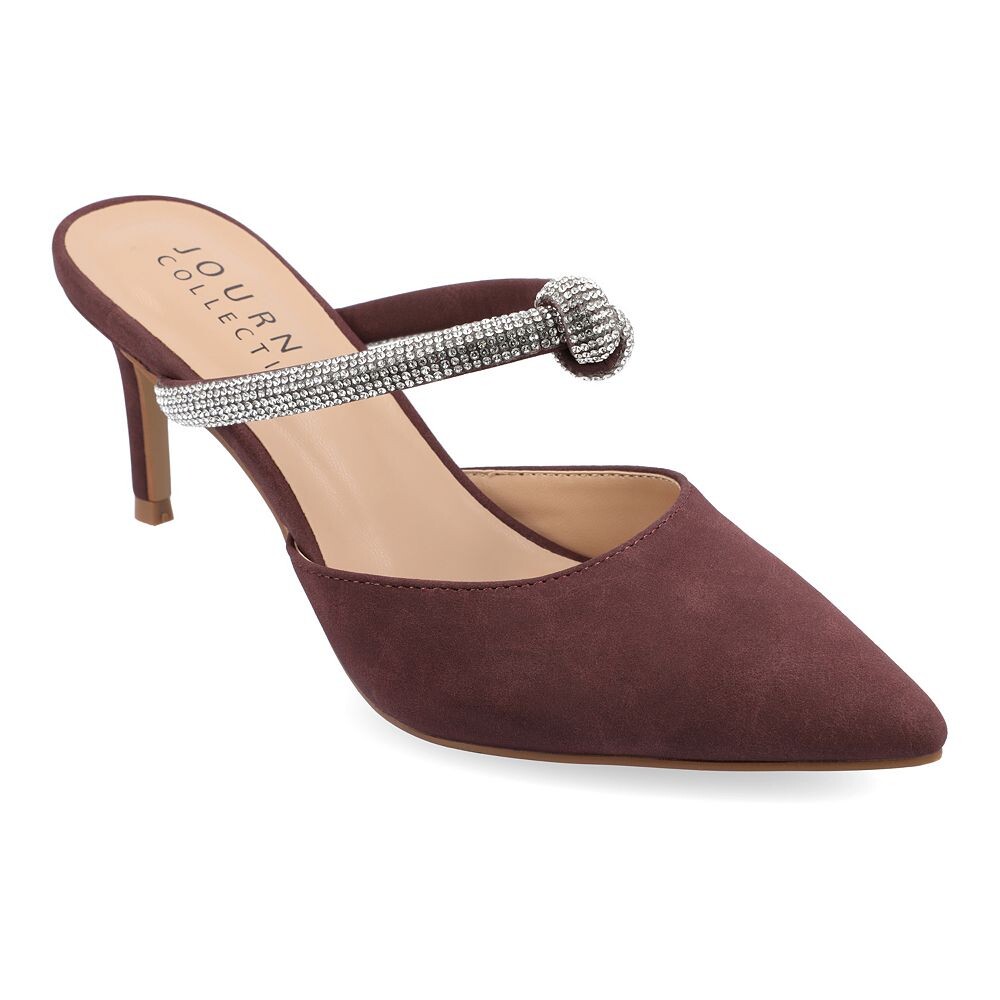 Женские туфли на каблуке Journee Collection Lunna, цвет Wine