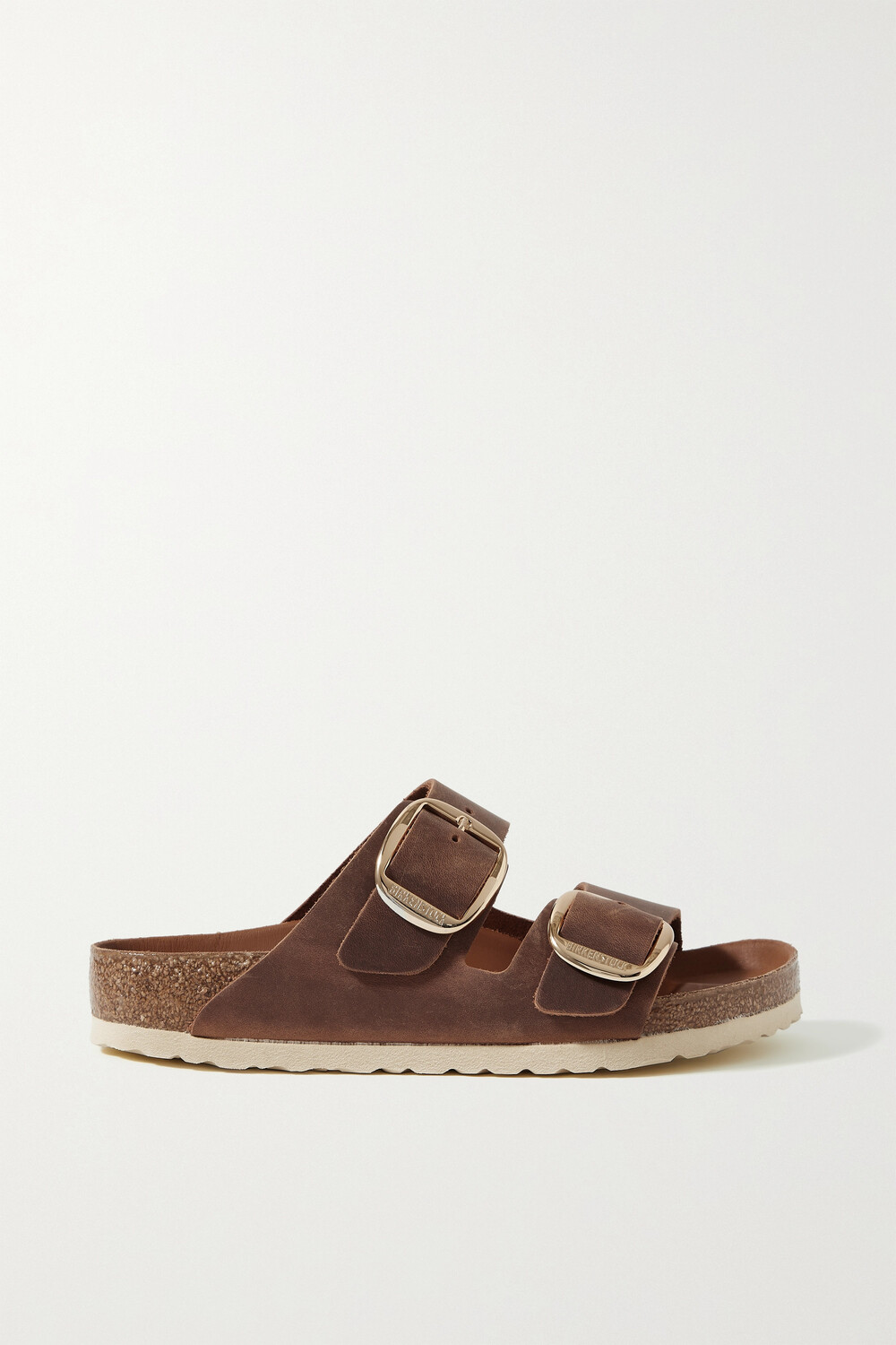 BIRKENSTOCK сандалии Arizona из промасленной кожи, бежевый — фото 3