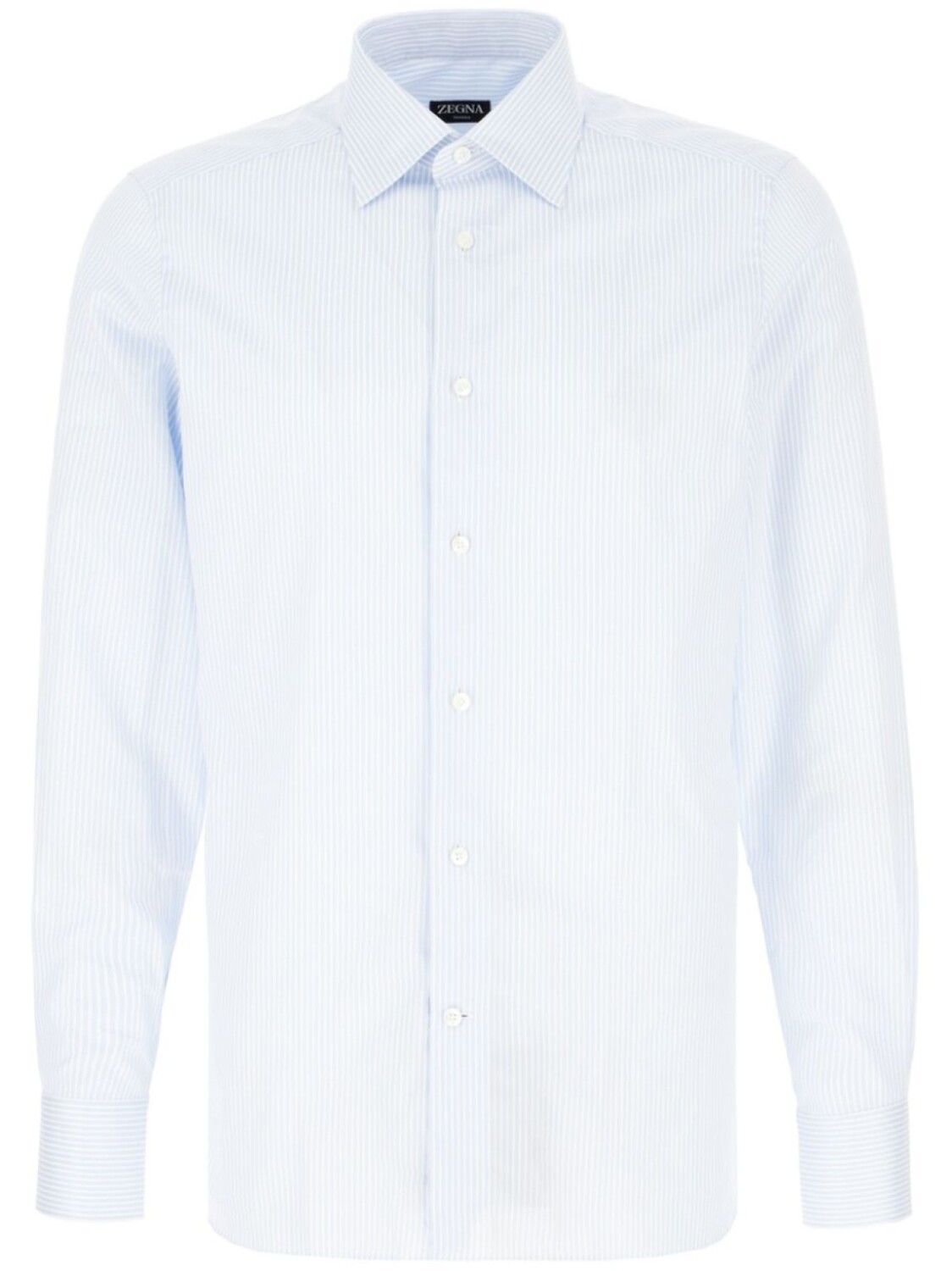 

Хлопковая рубашка Zegna, синий