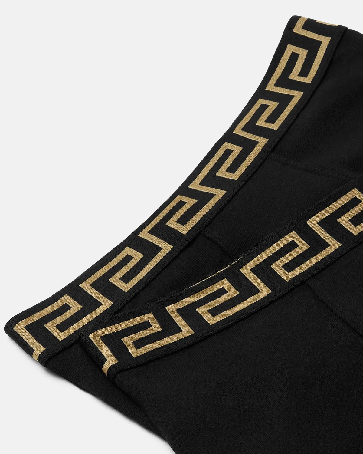 Детские боксеры из жаккардового хлопкового джерси, 2 штуки в упаковке Versace, черный — фото 4