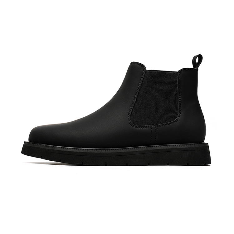 

YEDANI Челси ботинки мужские черные на 3 см с однослойной подошвой, цвет Black Single Layer Shoes