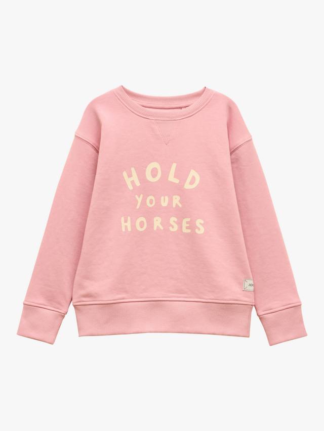 

Детский свитшот Sundaze с принтом из хлопковой смеси Joules, Pink