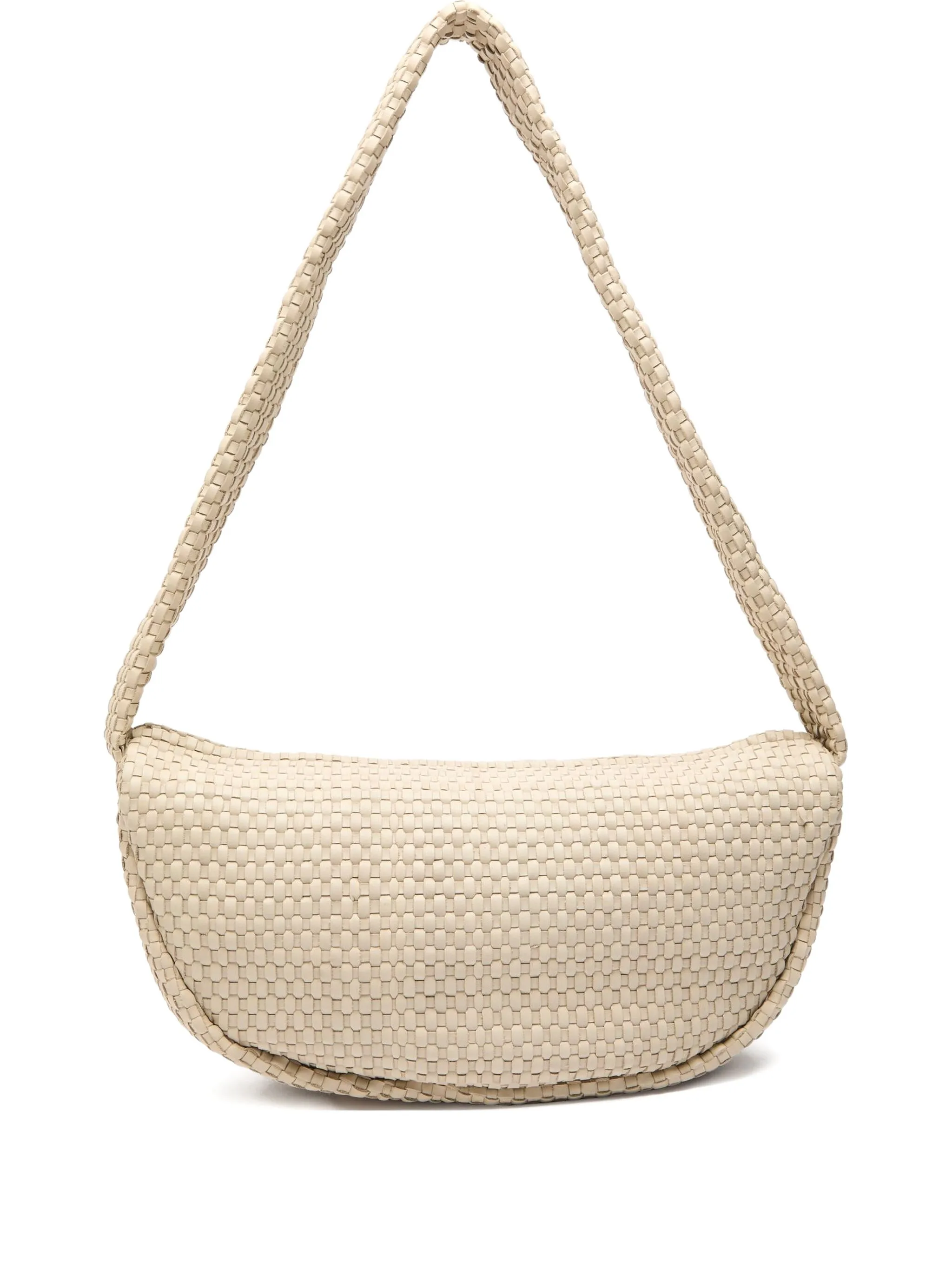 

Сумка на плечо Lattice Weave Crescent St. Agni, кремовый