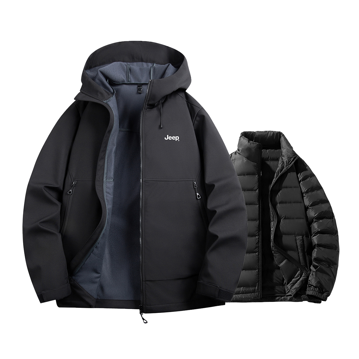 

Jeep Куртка Unisex, Pure Black Down Liner