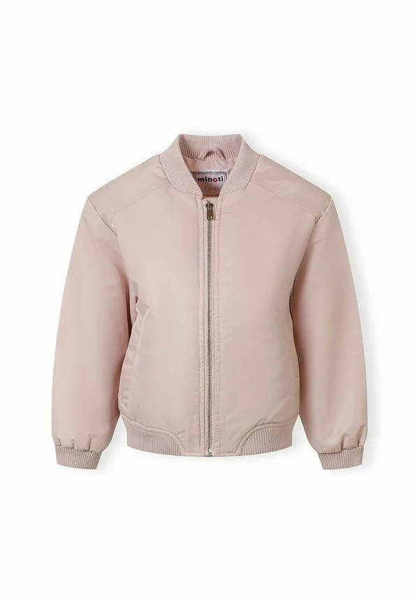 Куртка-Пиджак для межсезонья с утеплителем и застежкой-молнией Minoti, Light Pink — фото 4