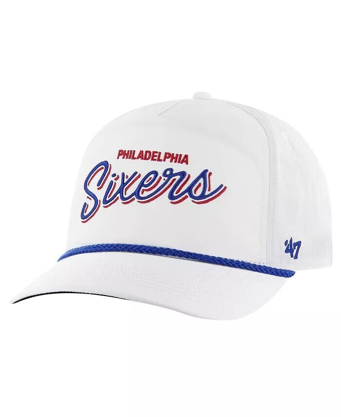 

Мужская белая регулируемая кепка 47 Brand Philadelphia 76ers Fairway Hitch brrr '47 Brand, белый