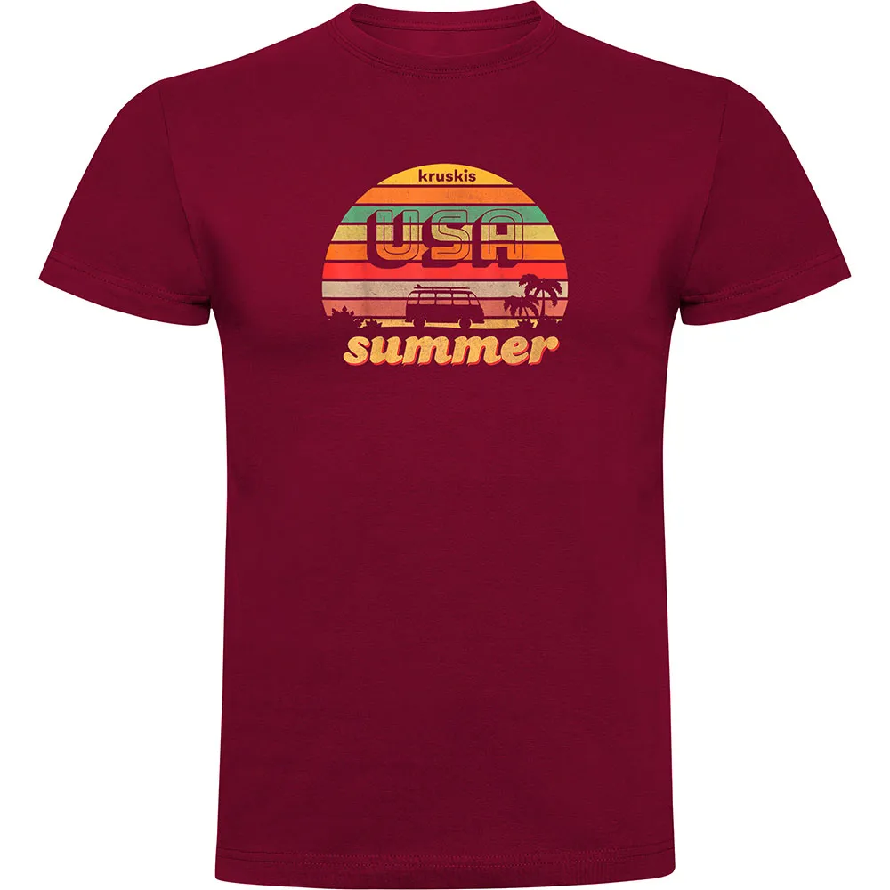 

Футболка с коротким рукавом Kruskis Usa Summer, красный