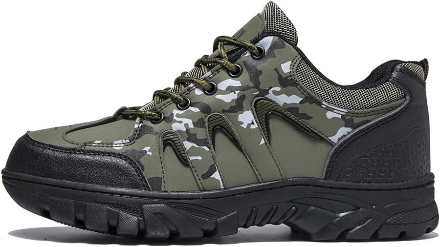 

Мужские походные кроссовки Легкие ботинки Для улицы Комфортные повседневные прогулочные туфли Прочная подошва Дышащие кроссовки для тропы Для ежедневного ношения и приключений Qacksv, зеленый