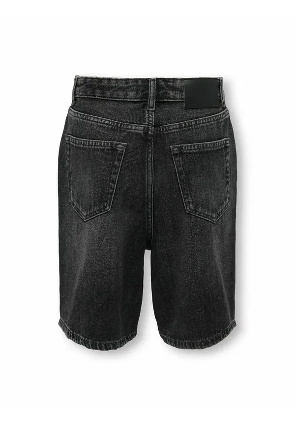 Джинсовые шорты Only & Sons Junior, модель osjfade loose fit, цвет вымытый черный — фото 2
