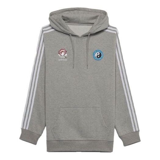 

Толстовка x adidas originals graphic hoodie 'grey' Palace, серый