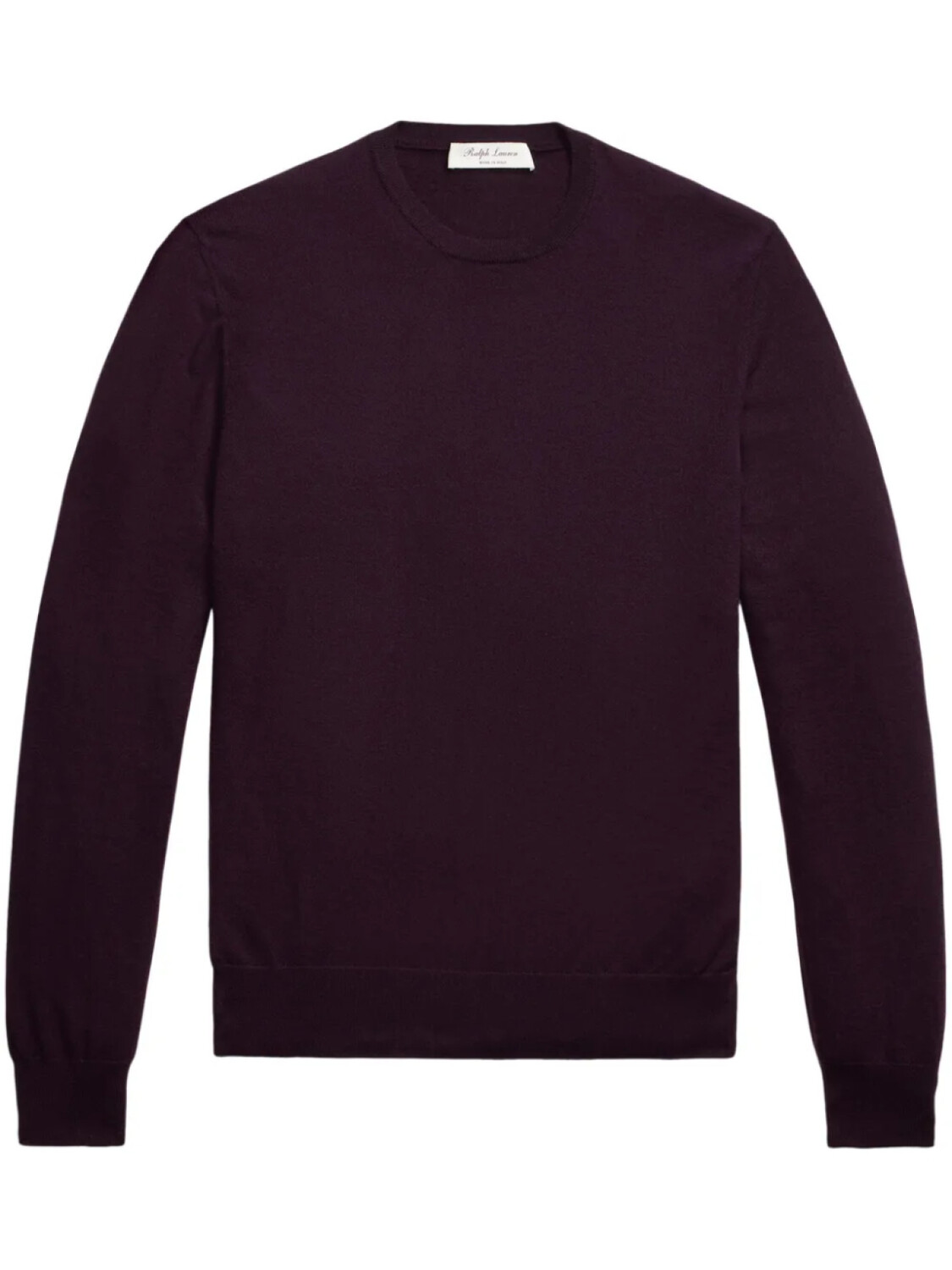 

Кашемировый свитер с длинными рукавами от Ralph Lauren Purple Label, фиолетовый