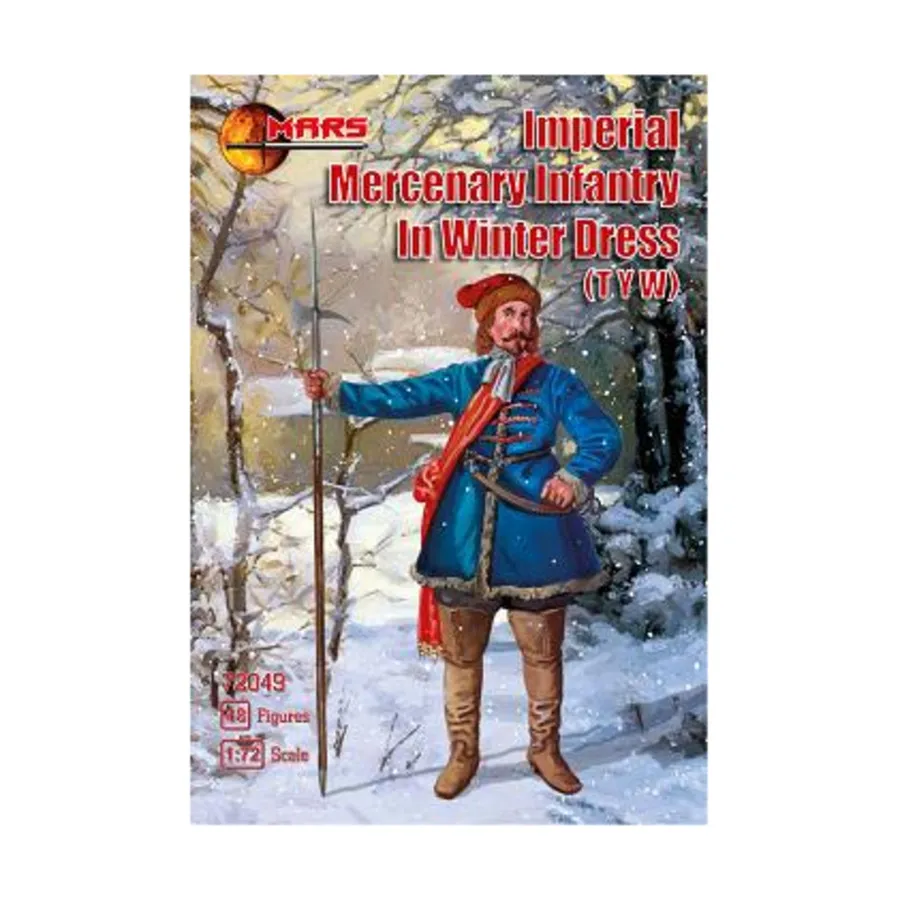

Имперская наёмная пехота в зимней одежде, Thirty Years War Miniatures (1:72) (Mars Figures)