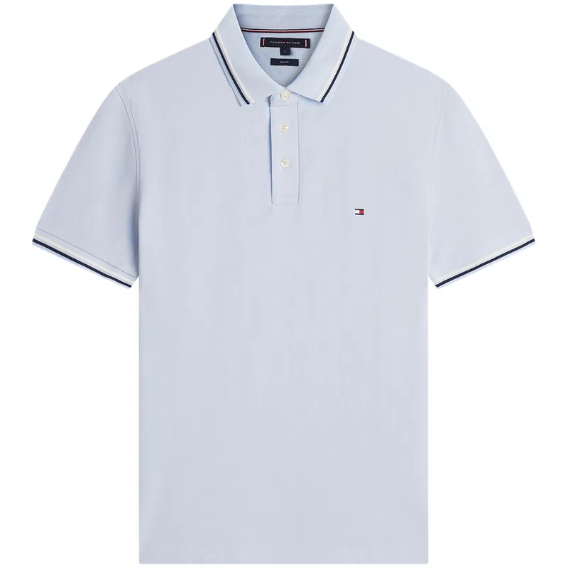 Женское поло Tommy Hilfiger, Light Blue C1O