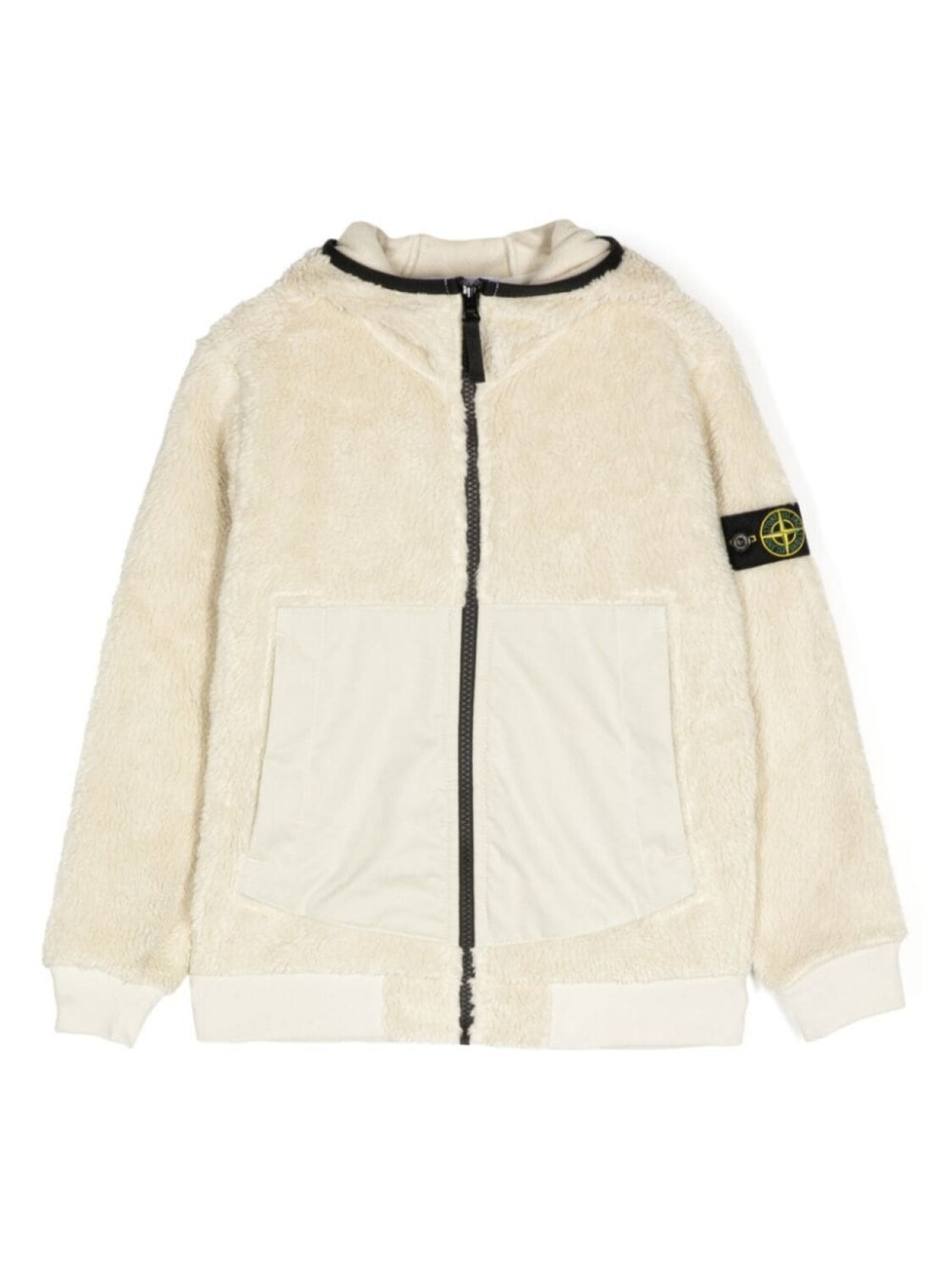 

Куртка с нашивкой Stone Island Junior Compass, кремовый