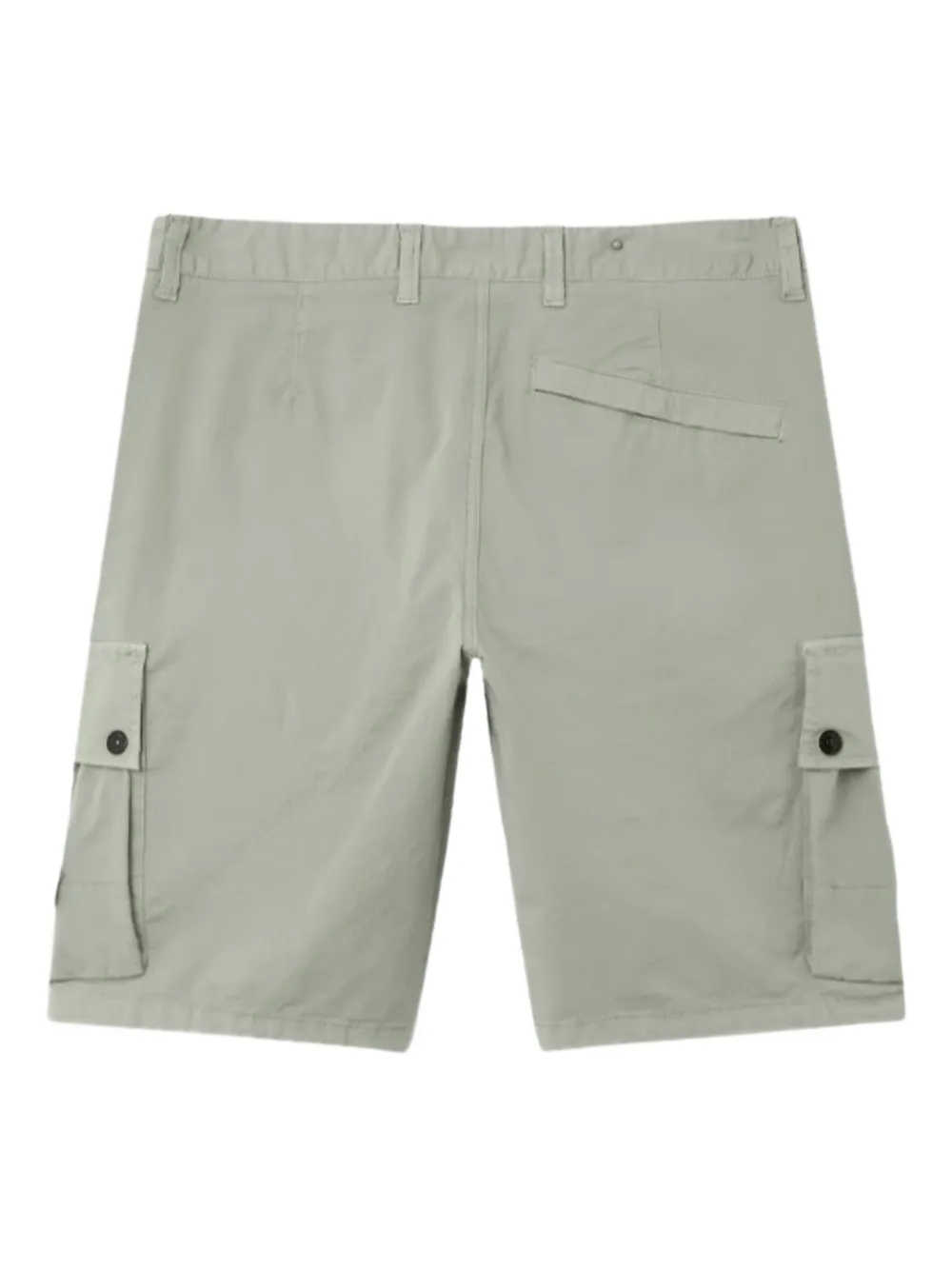 Твиловые cargo-шорты Stone Island, зеленый — фото 4