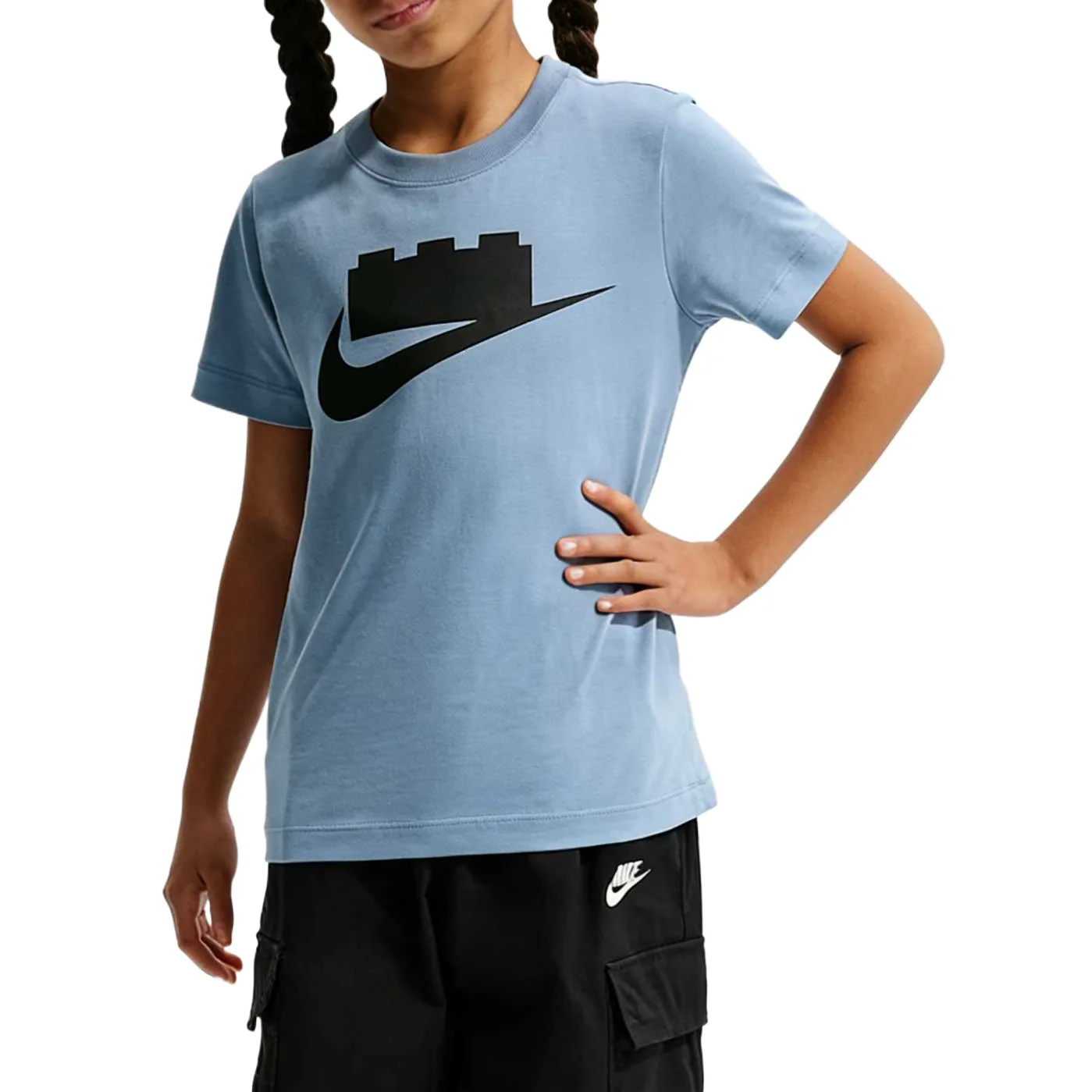 Футболка для детей с круглым вырезом Nike, Work Blue