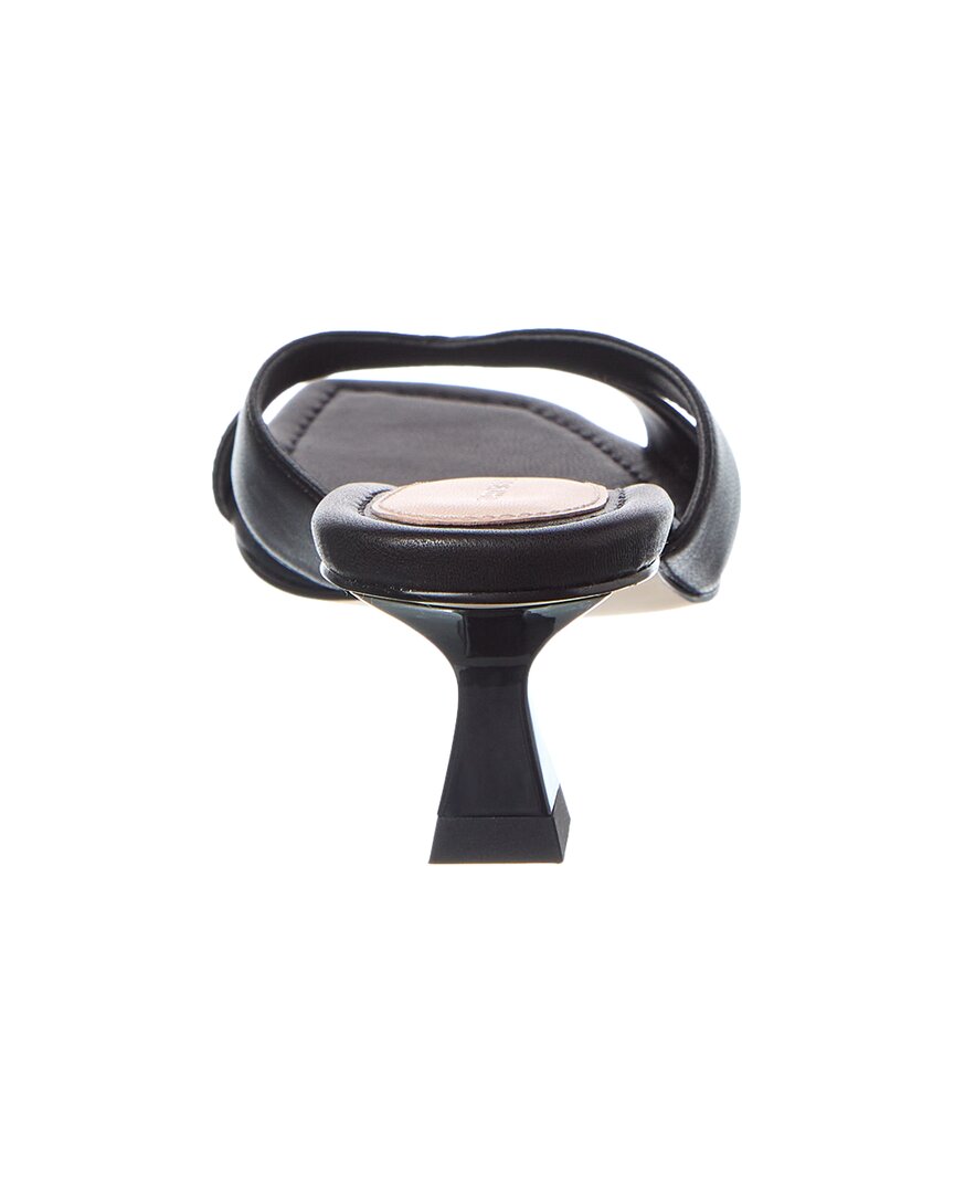 Stuart Weitzman Miami 50 Leather Sandal, черный — фото 3