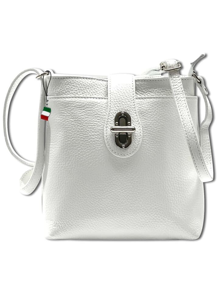 

Наплечная сумка Florence Umhängetasche Leder weiß ca. 22cm
