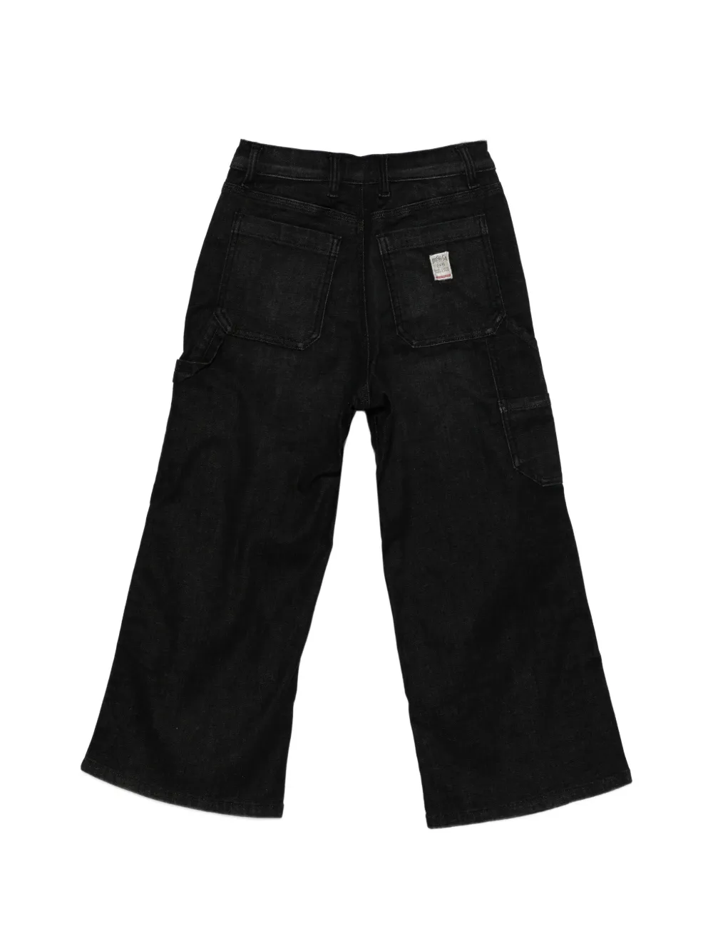 Джинсы из денима D-Argjx-Work-J с заниженной талией Diesel Kids, черный — фото 2