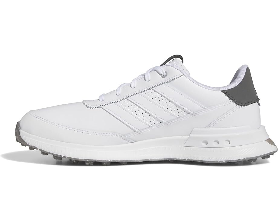 Кроссовки adidas S2G 24 Leather Spikeless Golf Shoes, цвет Footwear White/Footwear White/Charcoal — фото 4