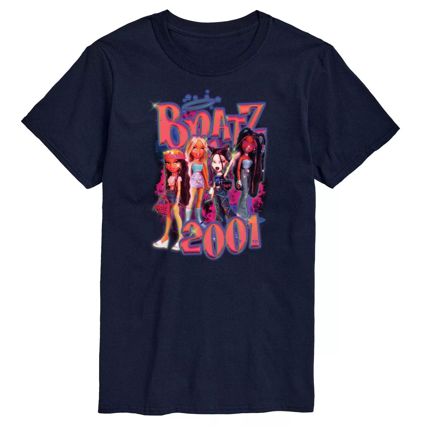 

Футболка с рисунком Big & Tall Bratz 2001 License, синий