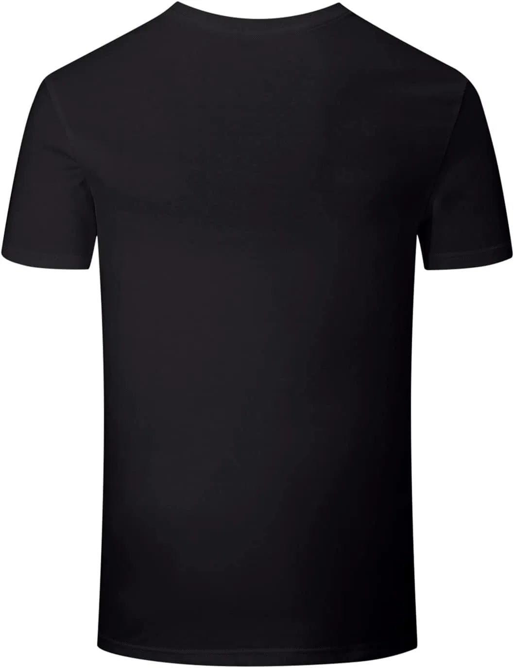 Мужская футболка Active Shirts, водонепроницаемая, легкая, быстросохнущая, с защитой от солнца, черная — фото 4