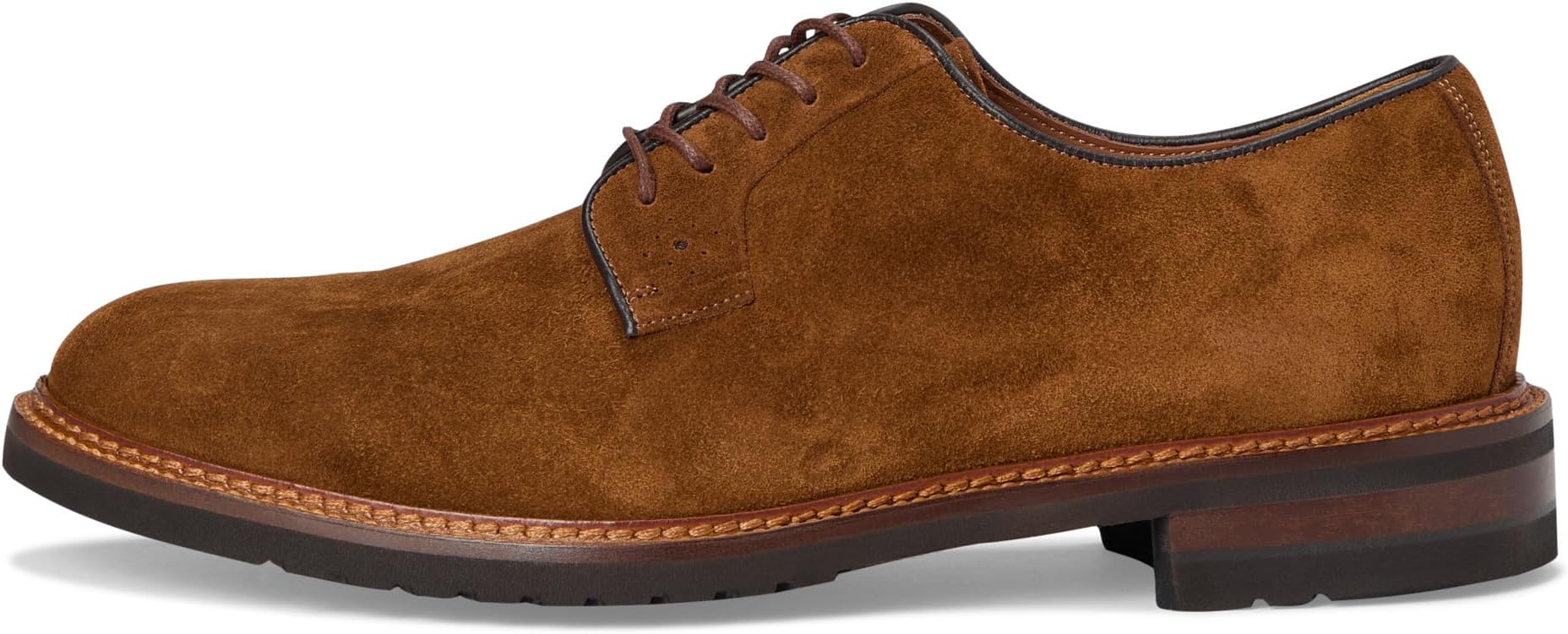Оксфорды Johnston & Murphy Collection Hartford Plain Toe, цвет Snuff Italian Suede — фото 4