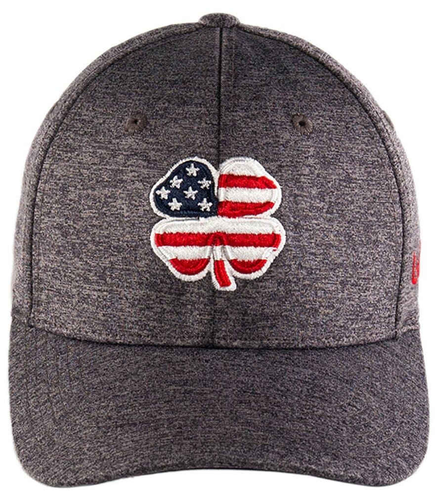 

BLACK CLOVER Кепка с флагом США Heather Memory-Fit, серый