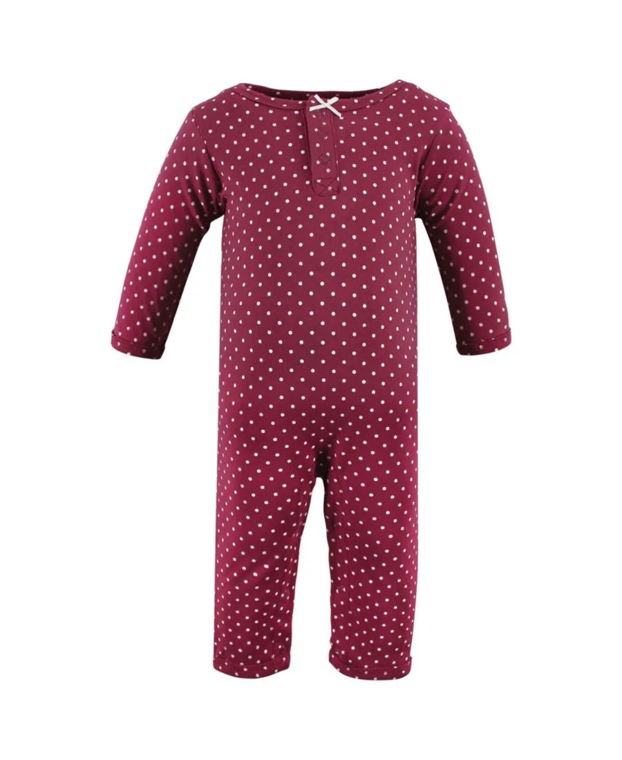 Мягкий хлопковый комбинезон для девочек Hudson Baby, Pumpkin Spice Date — фото 3
