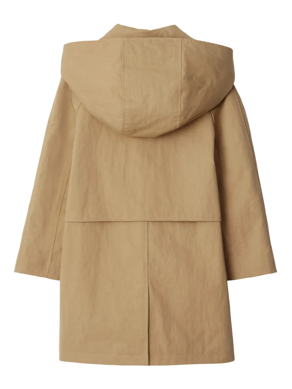 Однобортное пальто BURBERRY KIDS, нейтральный — фото 2