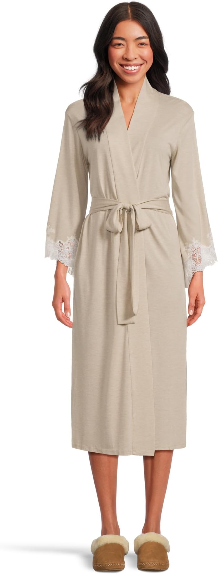 

Женский роскошный халат Shangri-La Natori, Heather Cashmere