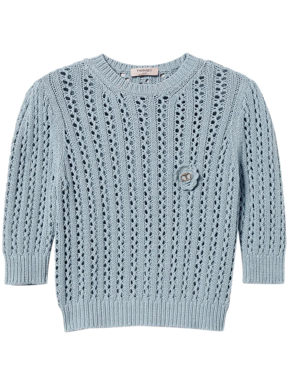 

Джемпер крючком TWINSET, синий