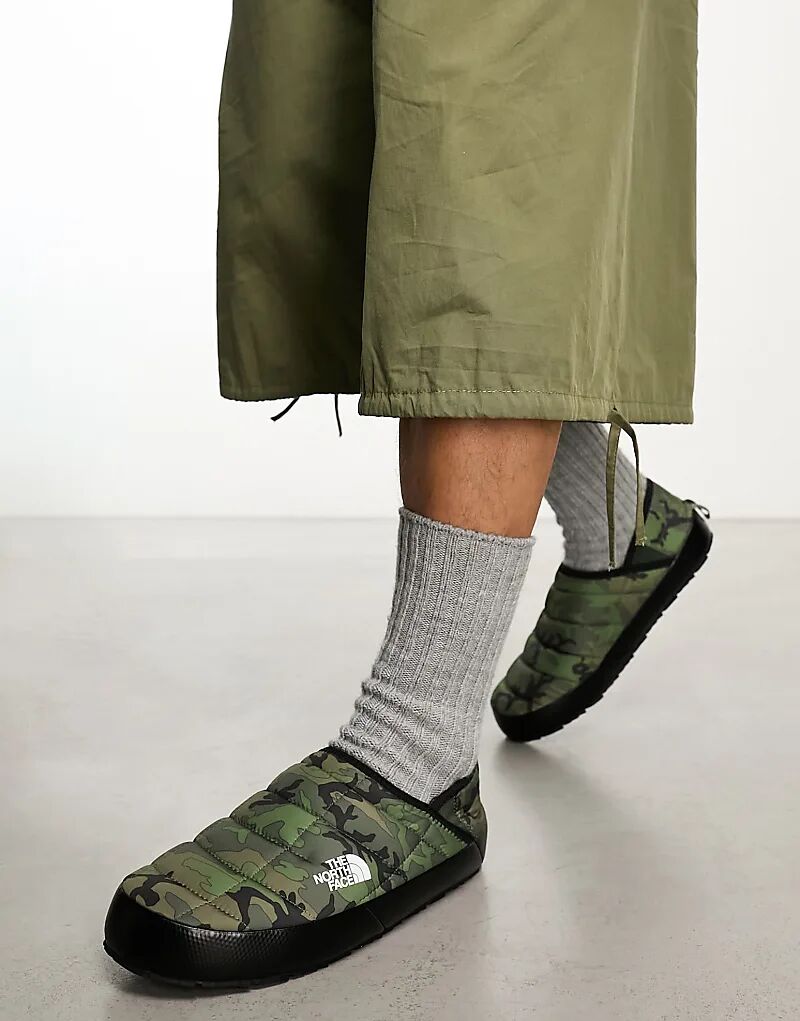 Мюли The North Face Thermoball Traction в камуфляжной расцветке — фото 3