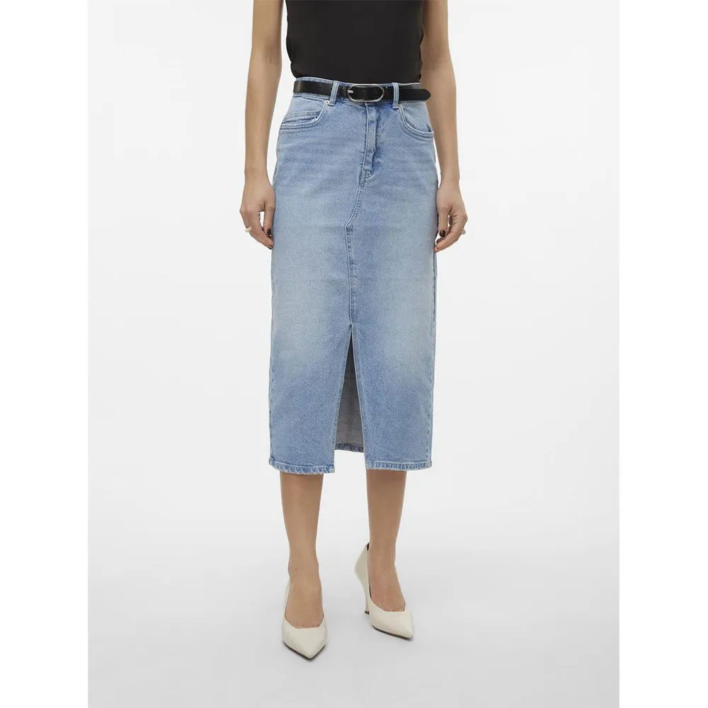 

Юбка Vero Moda Veri Denim, синий