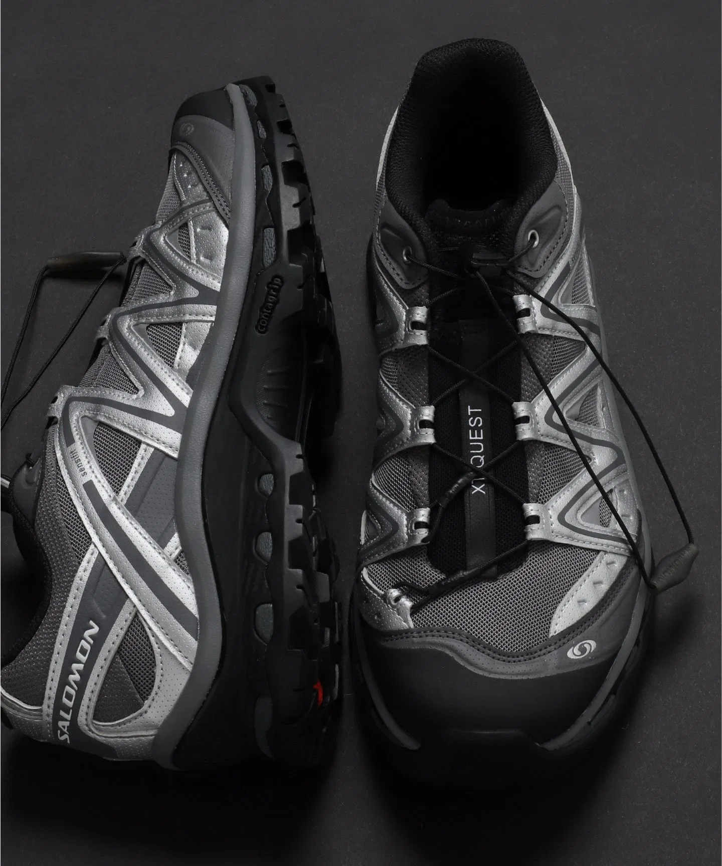 Мужские кроссовки Salomon XT-QUEST с защитой от скольжения серебряные