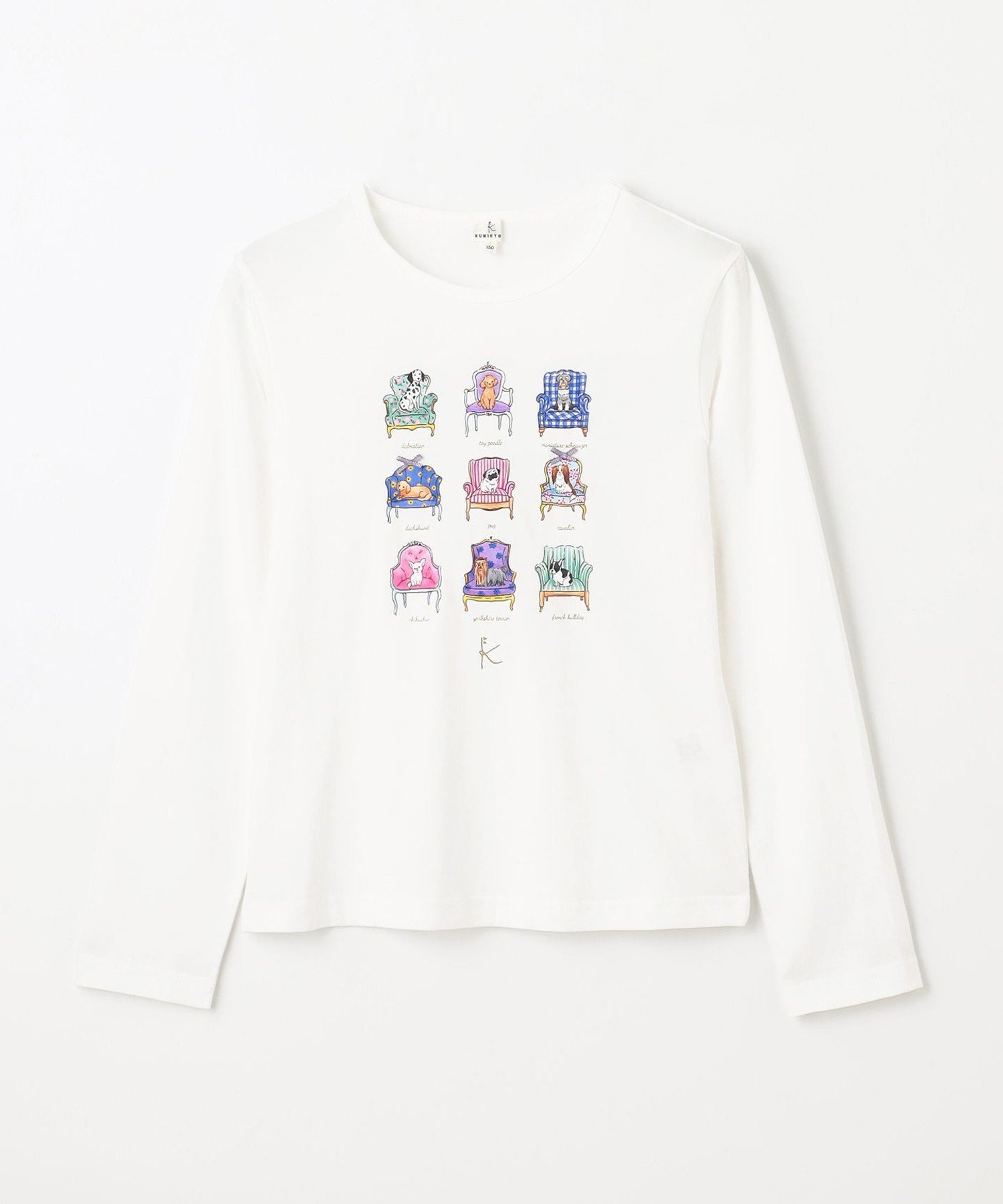 [150-160 см] Футболка для собак A La Carte Kids Suite, Off-white [002] — фото 4