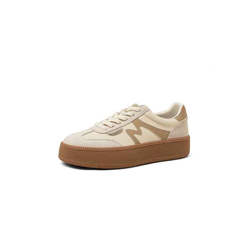 

Кеды, скейтборд обувь женская низкая Comely, цвет Off White/Silver