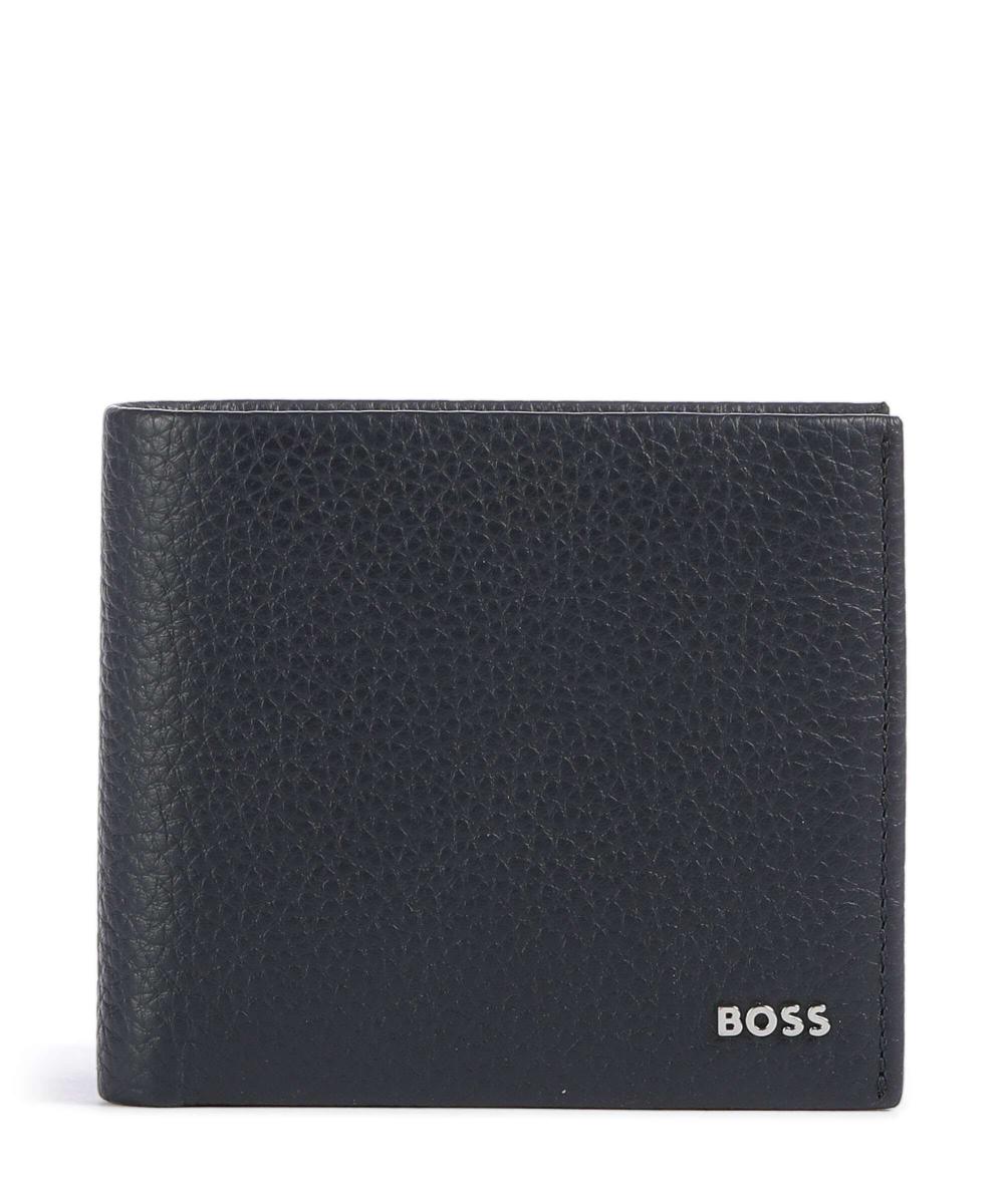 

Кошелек Crosstown из зернистой коровьей кожи Boss, синий