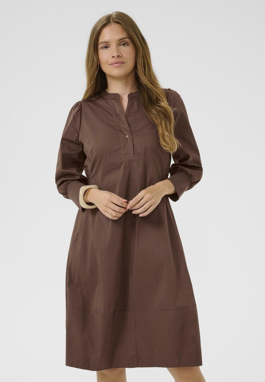 

Платье Culture CUANTOINETT 3/4 SLEEVE DRESS, Cappuccino/Dark Brown