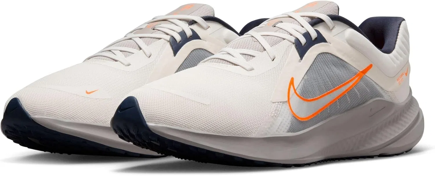 Мужские беговые кроссовки Nike Quest 5 DD0204, Sail Total Orange Thunder Blue 103 — фото 4