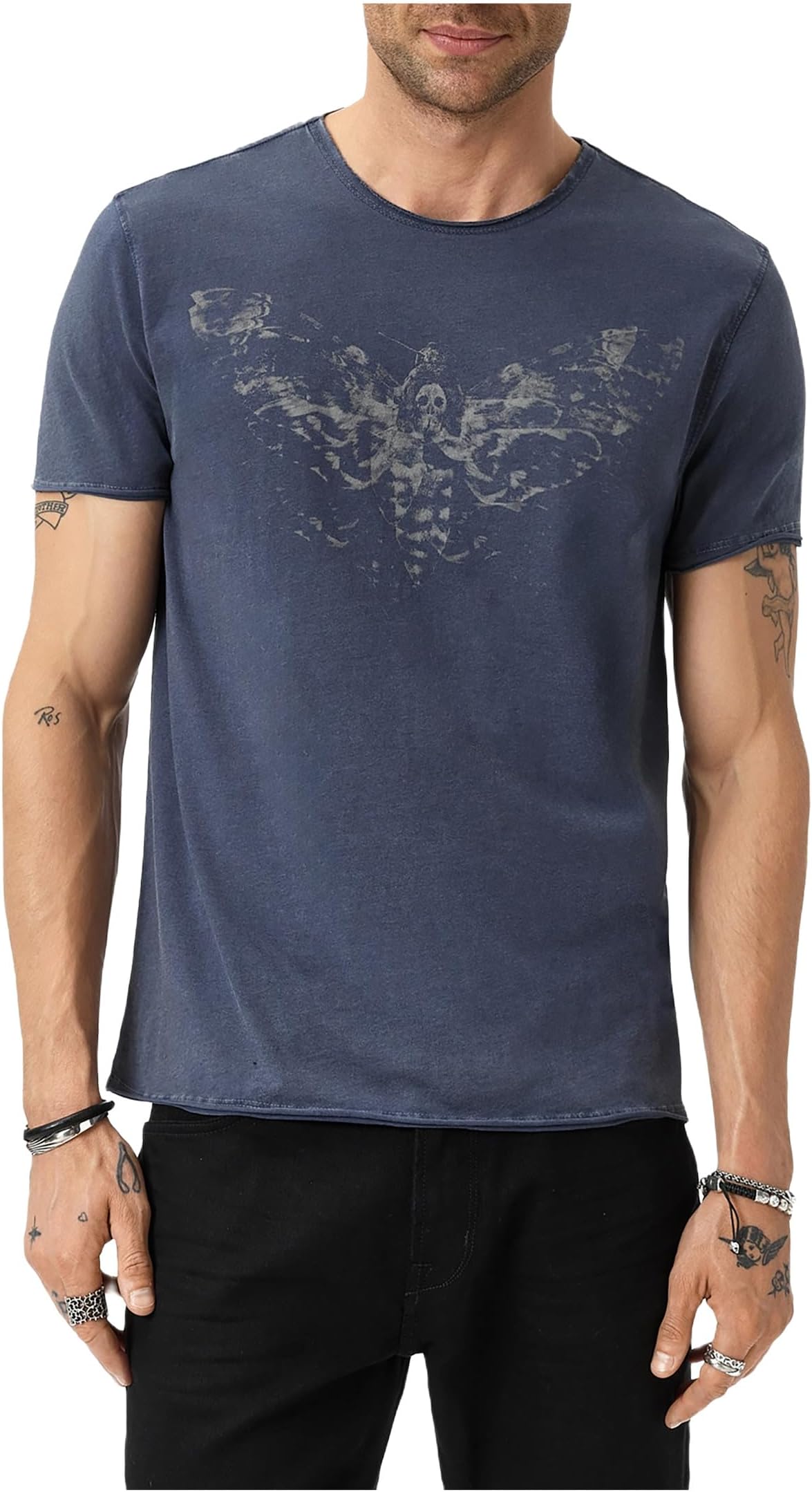 

Мужская футболка Moth Kg7085w25 John Varvatos, Mulberry