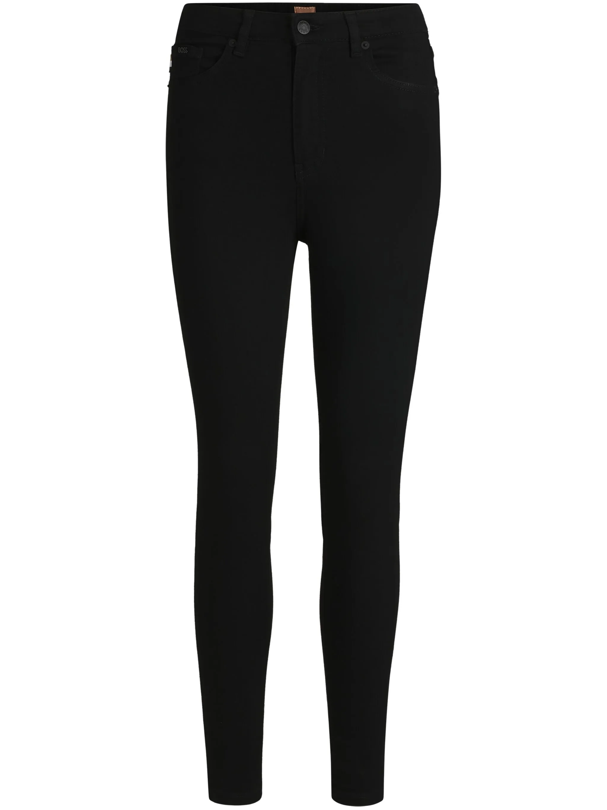 

Джинсы с нашивкой-логотипом Boss, черный