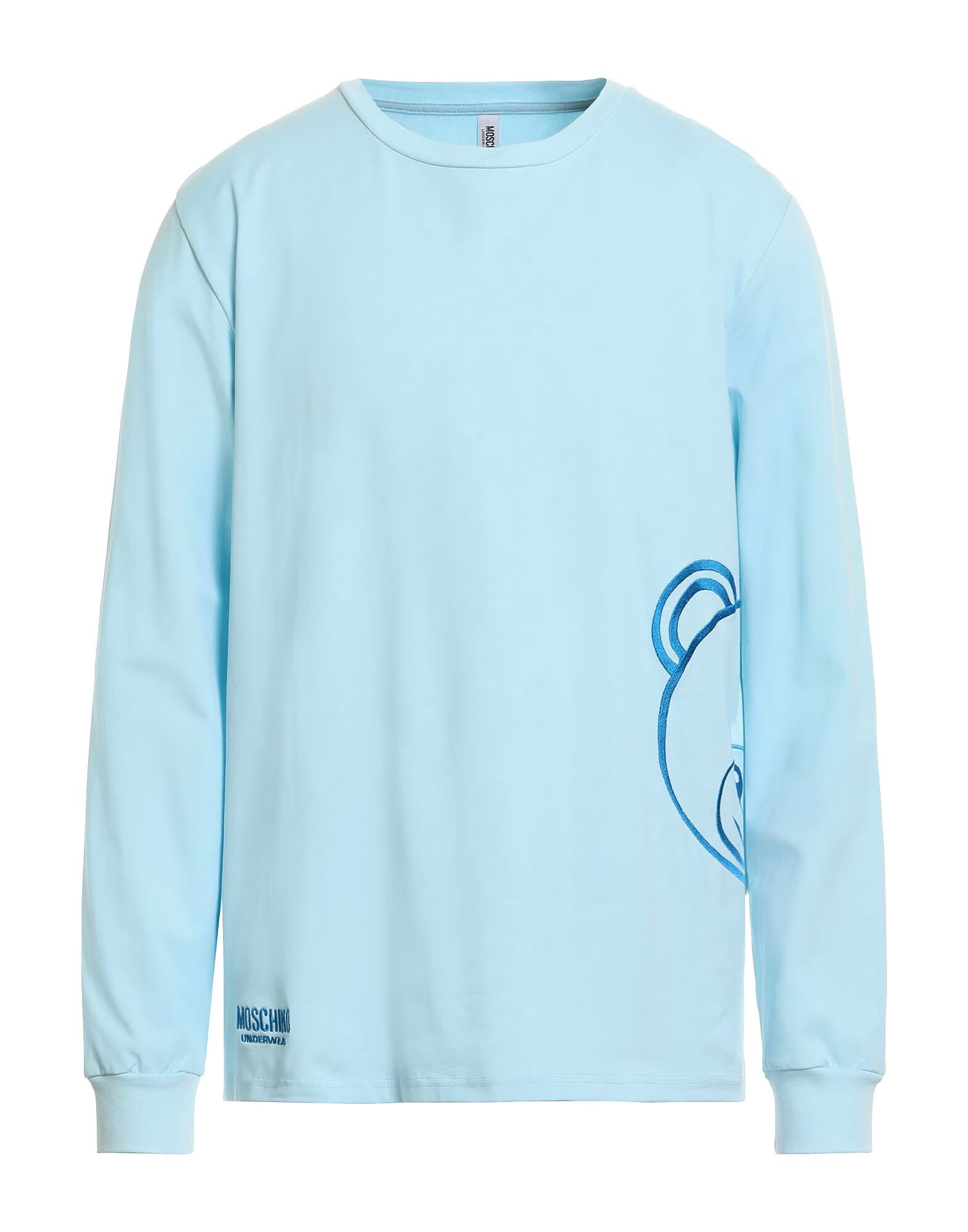 

Майка Moschino, небесно-голубой