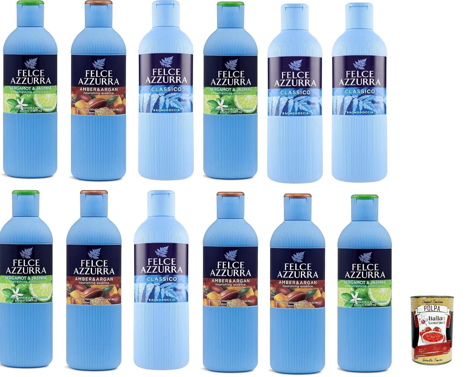 Набор гелей для душа «Felce Azzurra» от Paglieri, 12 шт. по 650 мл Italian Gourmet E.R.