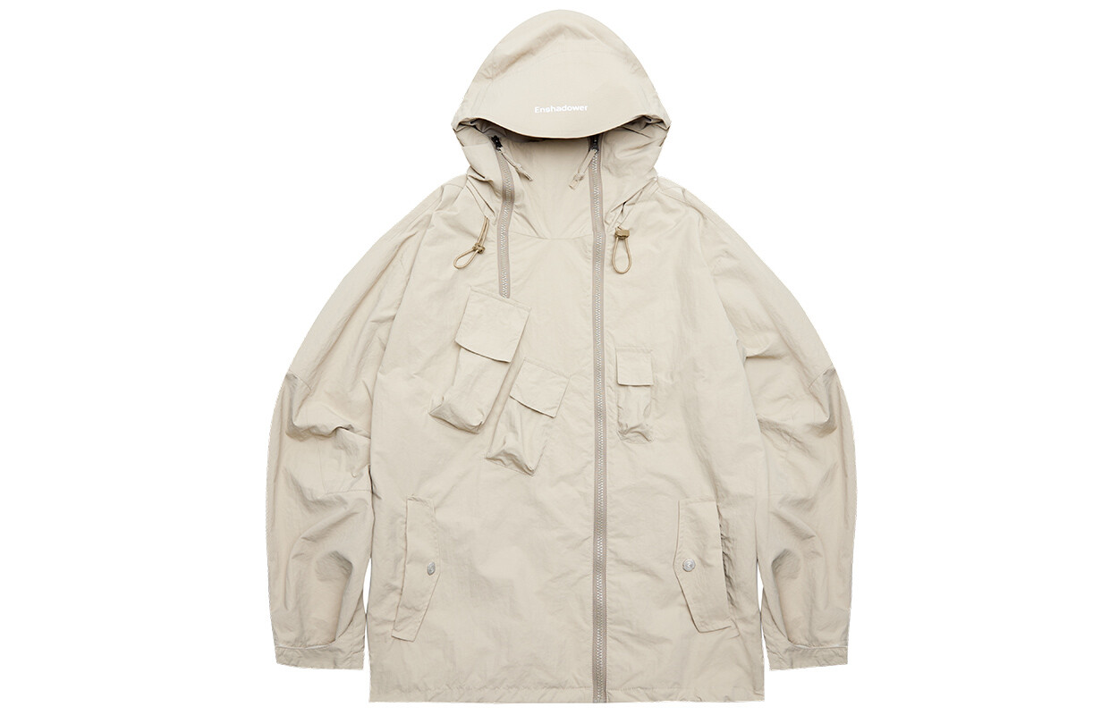 

ENHADOWER Куртки унисекс, кремового цвета, Бежевый, ENHADOWER Куртки унисекс, кремового цвета