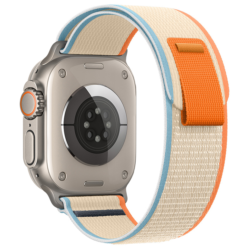 

DMDG Часы Strap Apple Compatibility Nylon Material, Trail loop strap - cream white - 42/44/45/49mm