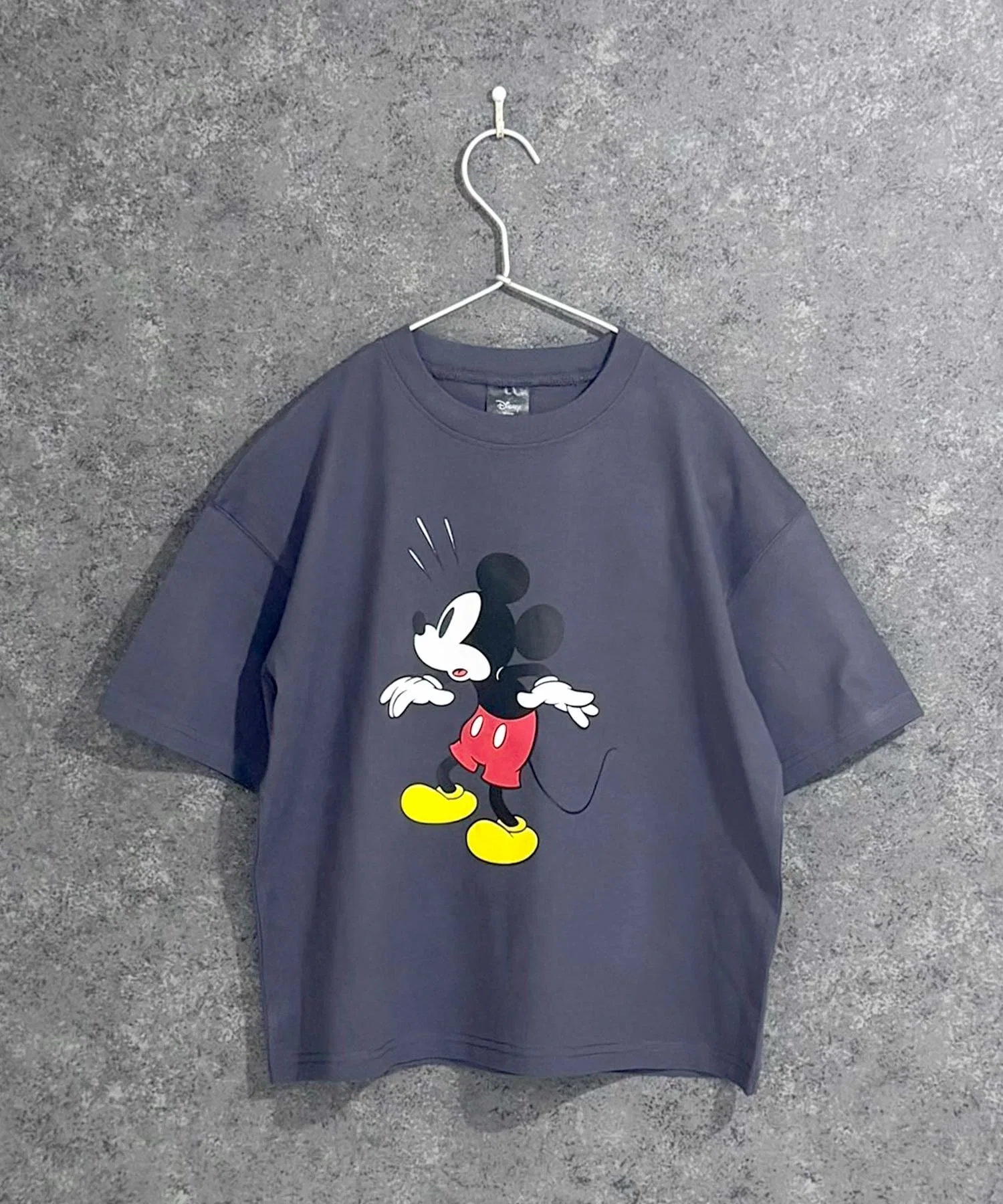 Детская футболка Mickey Mouse оверсайз Disney серая — фото 4